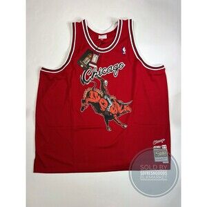 Mitchell Ness Chicago Bulls Juice WRLD Jersey Authentic Mens 5XL